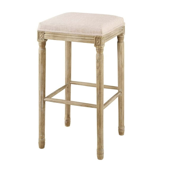 Linon Sulla Backless Bar Stool, 31 inch Seat Height, Fully Assembled