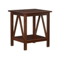 thumbnail image 1 of Linon Titian Indoor End Table with Shelf, Antique Tobacco, 1 of 5