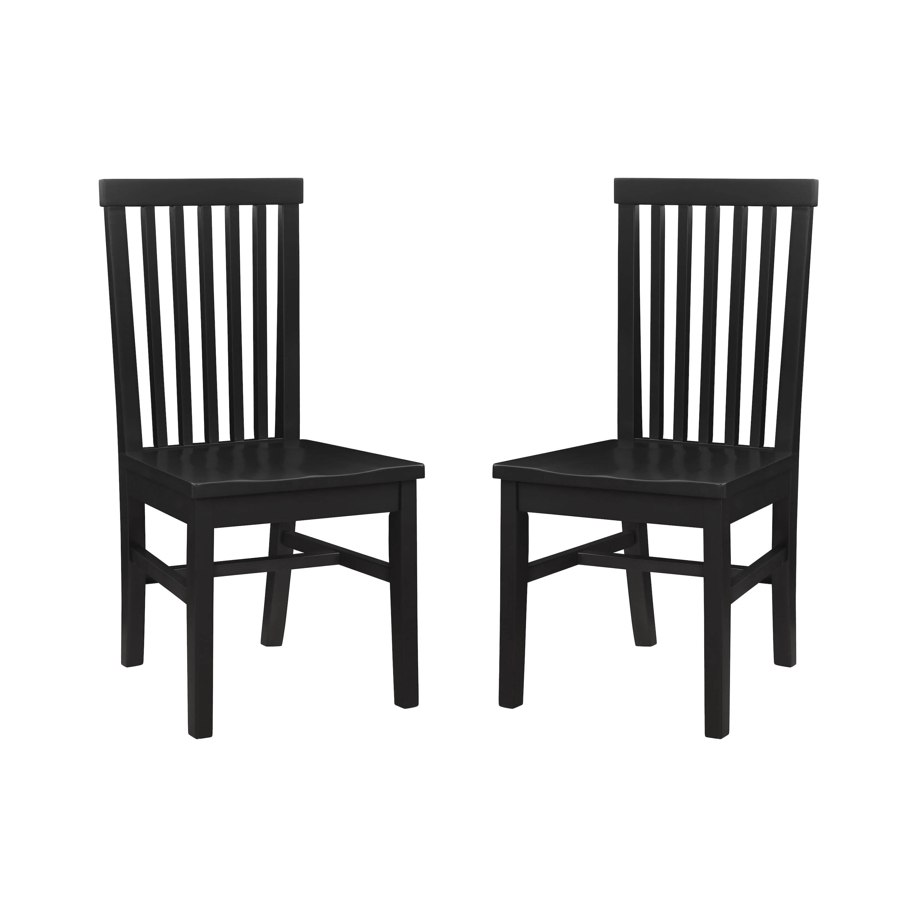 Linon Talley Dining Chair, Set of 2, Black