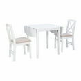 thumbnail image 1 of Linon Torino 3-Piece Drop Leaf Dining Set - Graywash, 1 of 10