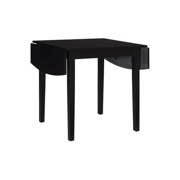 Linon Torino Square Drop Leaf Tbl Black