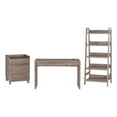 thumbnail image 1 of Linon Tracey Mission Office Desk Bookcase File Cabinet in Gray, 1 of 19