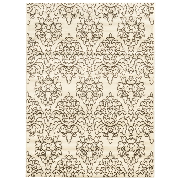Linon Transitional Damask Loomed Area Rug, 2' x 3'