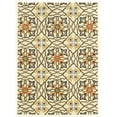 thumbnail image 1 of Linon Trio Betti Hand Tufted Polyester 5'x7' Rug in Ivory, 1 of 4