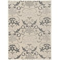 thumbnail image 1 of Trio Chasm 5x7 Ivory Grey Area Rug Transitional Contemporary Design, 1 of 4