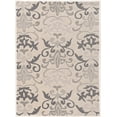 thumbnail image 1 of Linon Trio Chasm Hand Tufted Polyester 8'x10' Area Rug in Ivory, 1 of 6