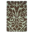 thumbnail image 1 of Linon Trio Collection Chocolate & Spa Blue - 8' x 10', 1 of 2