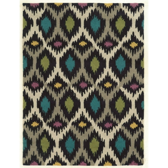 Linon Trio Collection Geometric Indoor Area Rug
