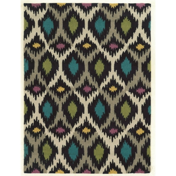 Linon Trio Collection Geometric Indoor Area Rug