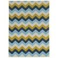 thumbnail image 1 of Linon Trio Collection Horizontal ZigZag Indoor Area Rug, 1 of 5