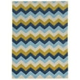 thumbnail image 1 of Linon Trio Collection Horizontal ZigZag Indoor Area Rug, 1 of 6