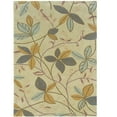 thumbnail image 1 of Linon Trio Floating Hand Tufted Polyester 5'x7' Rug in Beige, 1 of 5