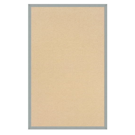 Linon Trio Flowers Hand Tufted Polyester 8'x10' Rug in Cream