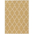 thumbnail image 1 of Linon Trio Geo Hand Tufted Polyester 5'x7' Rug in Yellow, 1 of 5