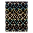 thumbnail image 1 of Linon Trio Ikat Hand Tufted Polyester 5'x7' Rug in Brown, 1 of 4