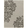 thumbnail image 1 of Linon Trio Medallion Hand Tufted Polyester 5'x7' Rug in Gray, 1 of 6