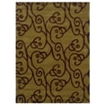 thumbnail image 1 of Linon Trio Milard Hand Tufted Polyester 5'x7' Rug in Green, 1 of 5