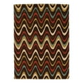 thumbnail image 1 of Linon Trio Mouzi Hand Tufted Polyester 5'x7' Rug in Brown, 1 of 7