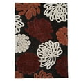 thumbnail image 1 of Linon Trio Peddles Polyester 8'x10' Area Rug in Chocolate Brown, 1 of 5
