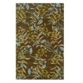 thumbnail image 1 of Linon Trio Rectangular Rug in Chocolate and Spa Blue-8' x 10', 1 of 4