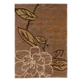 thumbnail image 1 of Linon Trio Space Dyed Hand Tufted Polyester 5'x7' Rug in Beige, 1 of 5