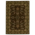 thumbnail image 1 of Linon Trio Traditional Area Rug Collection, Brown and Green, 5' x 7', 1 of 6