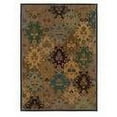 thumbnail image 1 of Linon Trio Traditional Dina Hand Tufted Wool 8'x10' Rug in Ivory, 1 of 2