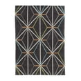 thumbnail image 1 of Linon Tripoli Prisma Hand Tufted Polyester 5'x7' Rug in Charcoal, 1 of 7