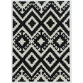 thumbnail image 1 of Linon Tripoli Spacely Polyester 8'x10' Rug in Ivory and Black, 1 of 6