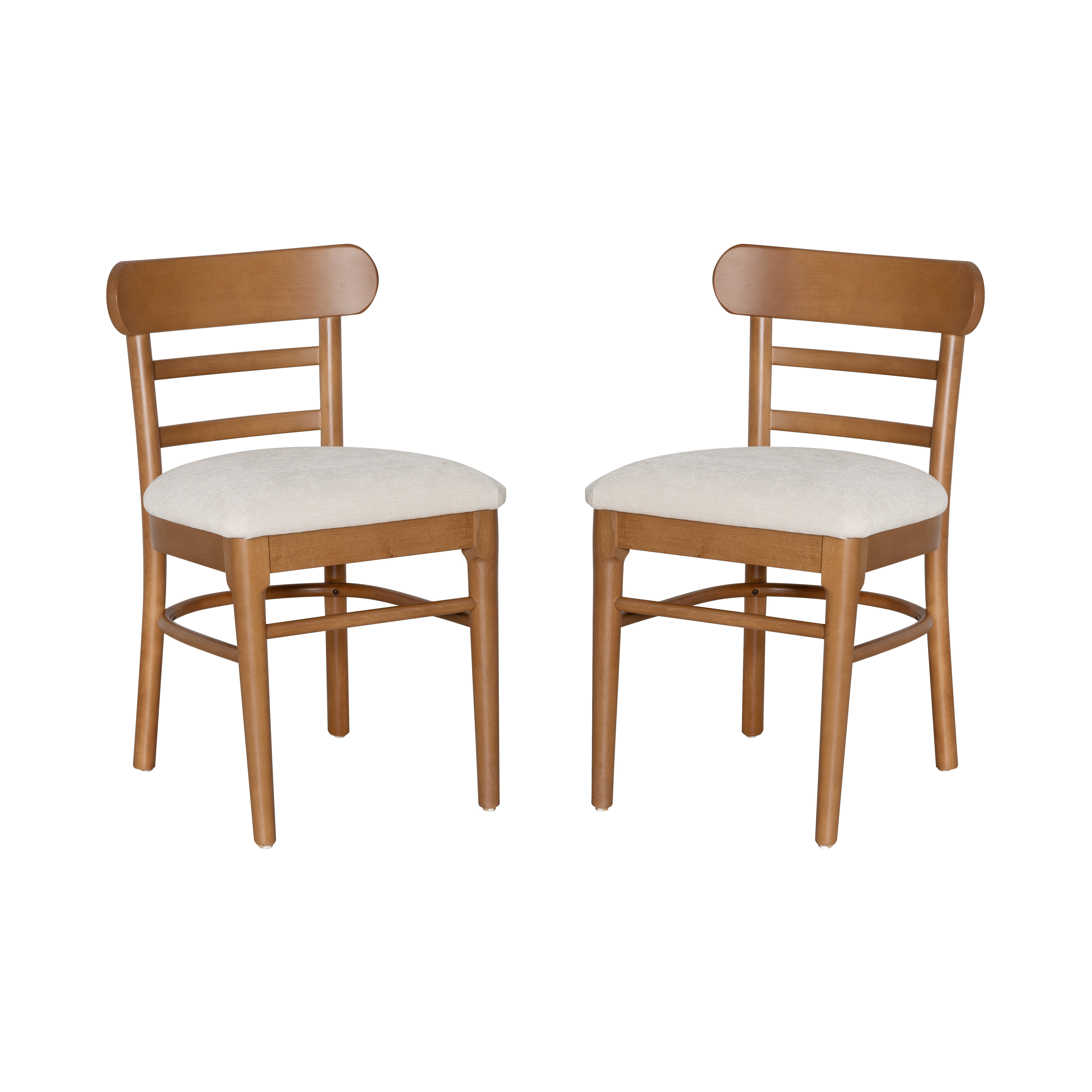 Linon Tuttle Chair Brown Gray Set Of 2
