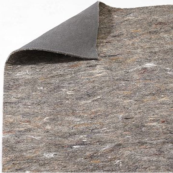 Linon Underlay Premier Plush Felt 9'x12' Rug Pad in Gray
