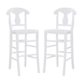 thumbnail image 1 of Linon Vander Barstool White Set Of 2, 1 of 18
