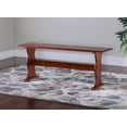 thumbnail image 1 of Linon Varden Farmhouse Dining Bench, Walnut, 1 of 8