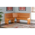 thumbnail image 1 of Linon Varden Farmhouse Corner Dining Breakfast Nook with Storage, Honey Brown, 1 of 11