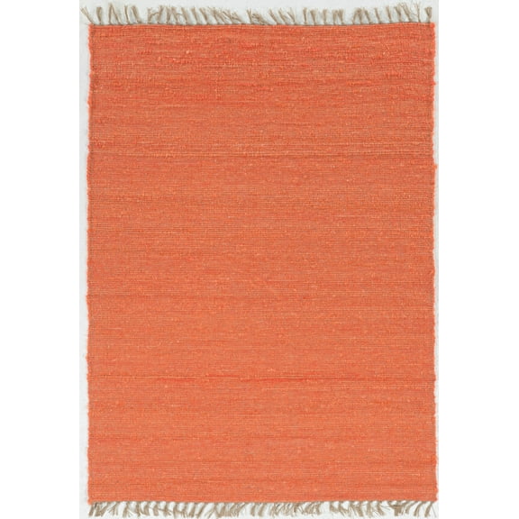 Linon Verginia Berber Area Rug Collection, Coral, 3.5' x 5.5'