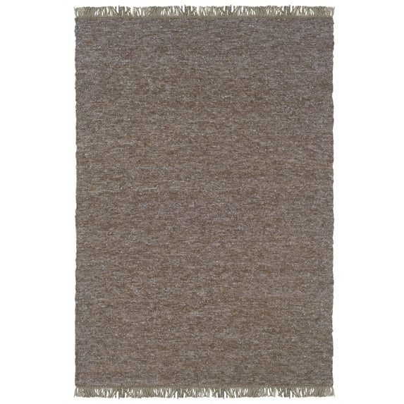 Linon Verginia Berber Brown & Blue 7.10X10.4, Rug