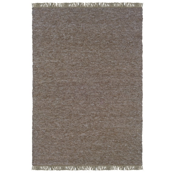Linon Verginia Berber Brown & Blue Area Rug