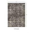 thumbnail image 1 of Linon Vintage Clara Power Loomed Microfiber Polyester 2'x3' Rug in Gray, 1 of 3