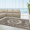 thumbnail image 1 of Linon Vintage Gray and Blue Aztec Area Rug, 9' x 12', 1 of 3