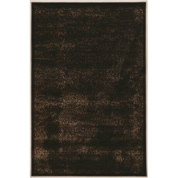 Linon Home Décor Vintage Area Rug or Runner Collection, Brown and Beige, 5' x 7.6'
