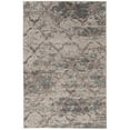 thumbnail image 1 of Linon Vintage Trellis Power Loomed Microfiber Polyester 2'x3' Rug in Gray, 1 of 3