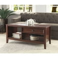 thumbnail image 1 of Linon Wander Coffee Table with Drawer, Cherry Finish, 1 of 3