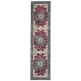 thumbnail image 1 of Linon Washable Adams Polyester 2'x8' Rug in Ivory, 1 of 18