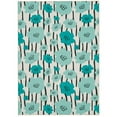 thumbnail image 1 of Linon Washable Aydin Polyester 2'x3' Rug in Ivory, 1 of 17