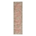 thumbnail image 1 of Linon Washable Blanche Polyester 2'x8' Rug in Pink, 1 of 17