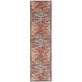 thumbnail image 1 of Linon Home Décor Washable Carter Area Rug or Runner Collection, Rust and Ivory, 2' x 8', 1 of 8