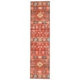 thumbnail image 1 of Linon Washable Colson Polyester 2'x8' Rug in Red, 1 of 18