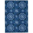 thumbnail image 1 of Linon Washable Declan Polyester 3'x5' Rug in Blue, 1 of 19