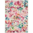 thumbnail image 1 of Linon Washable Gatlin Polyester 5'x7' Rug in Raspberry Red, 1 of 20