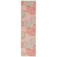 thumbnail image 1 of Linon Home Décor Washable Haylee Area Rug or Runner Collection, Ivory and Coral, 2' x 8', 1 of 8